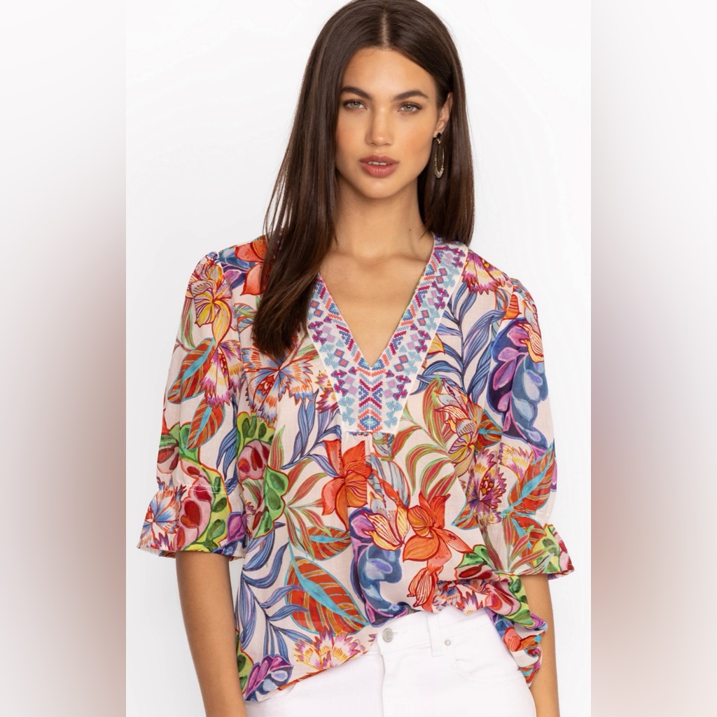 Johnny Was Easy Field Blouse